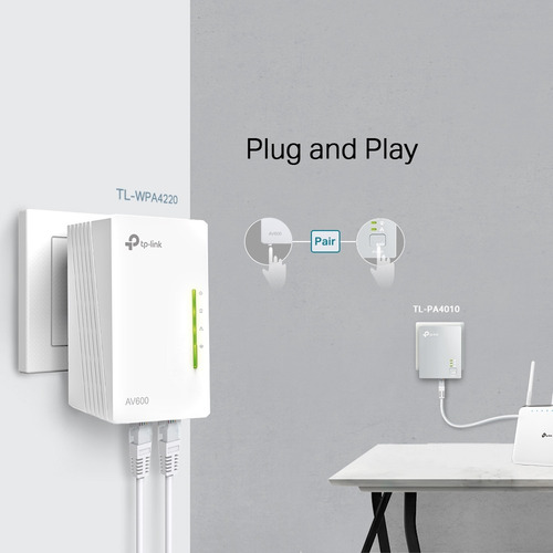 Poweline Tp-link Extensor Wifi Super Kit Av600 - Jtec