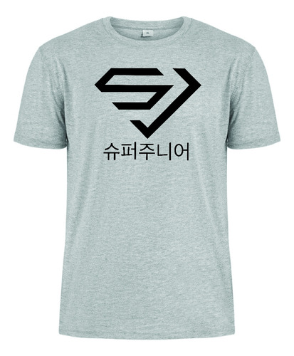 Camisetas Grupo Musical Super Junior Logo Kpop