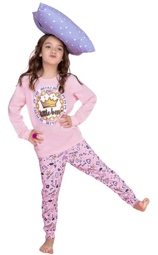 Pijama Nena Manga Larga So Little Boss So Pink 11659