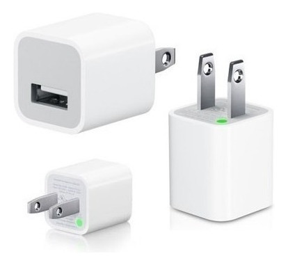 3 Cargador De Pared Usb Taco O Cubo Colores Surtidos 1 Amp