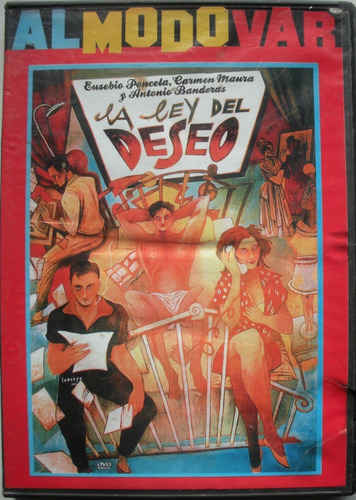 Dvd - La Ley Del Deseo - Dir.: Pedro Almodovar