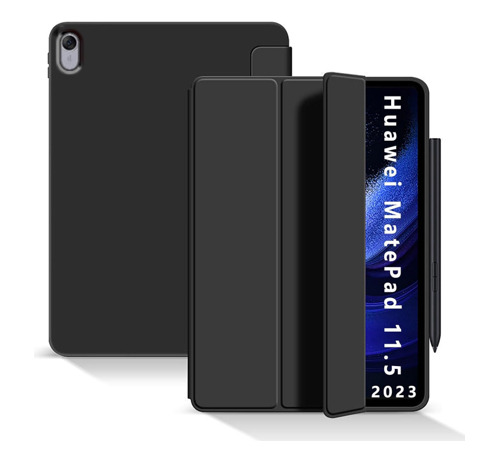 Funda Folder Silicon Para Huawei Matepad Air 11.5 2023 Color Negro
