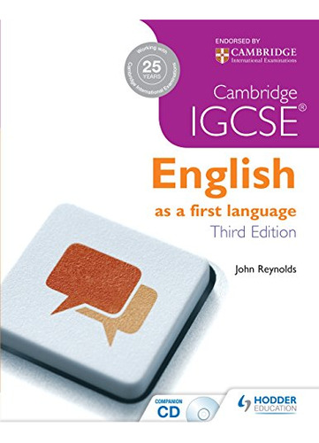 Camb Igcse English First Language 3 Ed A Cd - Reynolds John