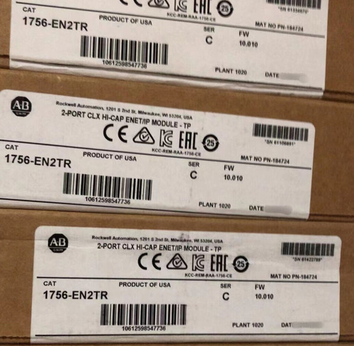 2019-2022 1756-en2tr Allen-bradley Controllogix Plc Modu Vvh