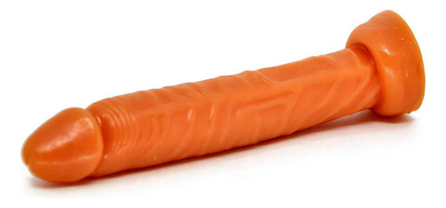 Pene de silicona sólida para bebé de 15 x 2 cm, color beige