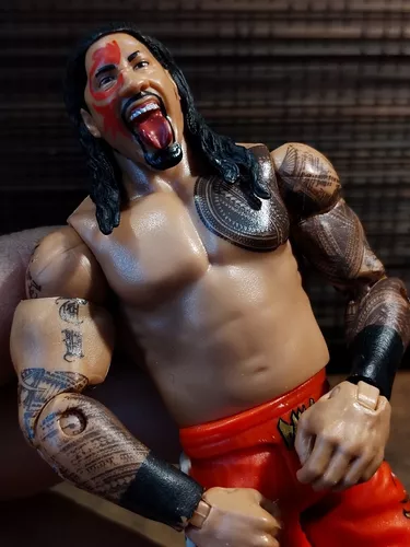 Figuras De Acción Wwe Mattel Umaga Samba Lucha Libre