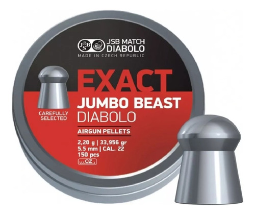 Balines Jsb Exact Jumbo Beast 5.5 Mm 33,95gr - Local -