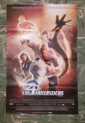 Poster Pelicula Antigua * Los Cuatro Fantasticos * Cinemania