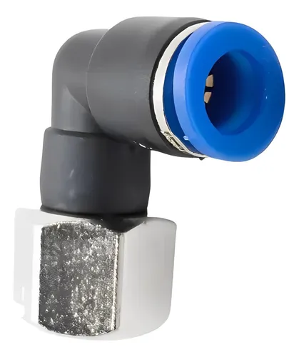 comprar 2 Pçs Conexão Pneumática Cotovelo Fêmea 1u002F8 Bsp Tubo Pu 6mm