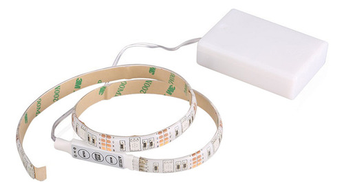 Tira De Luz Led Rgb Flexible Resistente Al Agua, Ip65, 15 Le