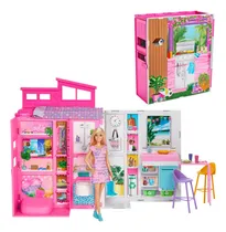 Comprar Barbie Casa De Muñecas Glam Con Muñeca Color Multicolor