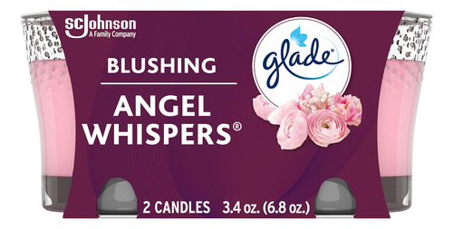 Glade Tarro De Velas, Ambientador, Angel Whispers, 3.4 Onzas