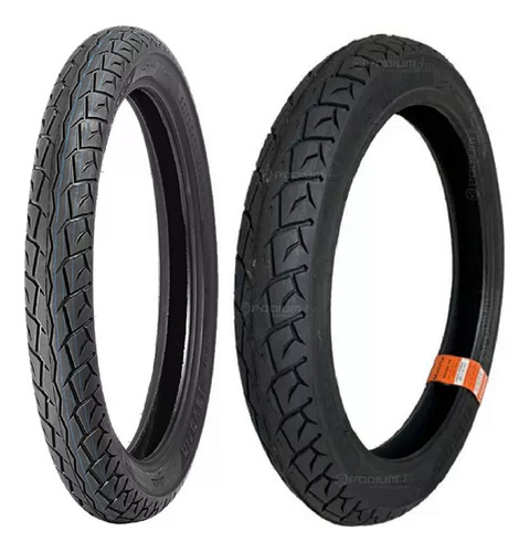 Par Pneu Matrix 90/90-18 + 80/100-18 Levorin Sem Câmara