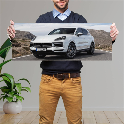 Cuadro 30x80cm Auto 2017 Porsche Cayenne S Auto 109