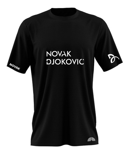 Remera Algodon Tenis Atp Novak Djokovic - Foundation Font