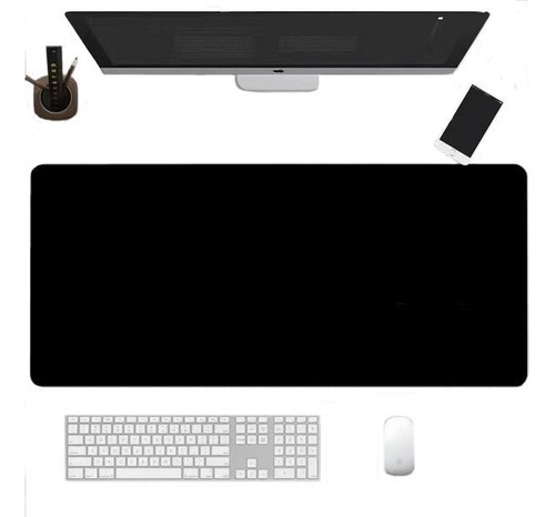 Tapete Mesa Gamer 100x30 Deskpad Extra Grande + Apoio Copo