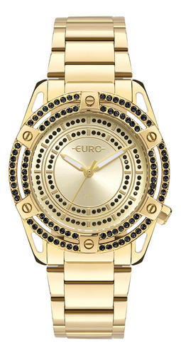 Relógio Euro Feminino Stones Dourado - Eu2035yum/4p