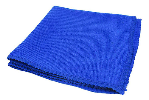 Toalla De Microfibra Azul For Limpieza De Coche, 12 X 12