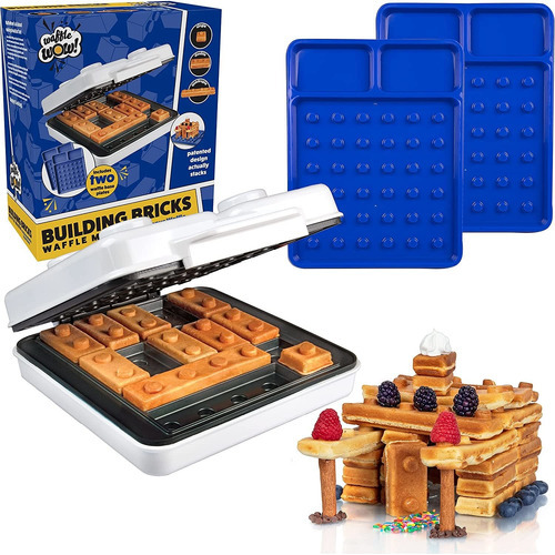 Waffle Maker Electrico De Ladrillo De Construccion Con 2 P