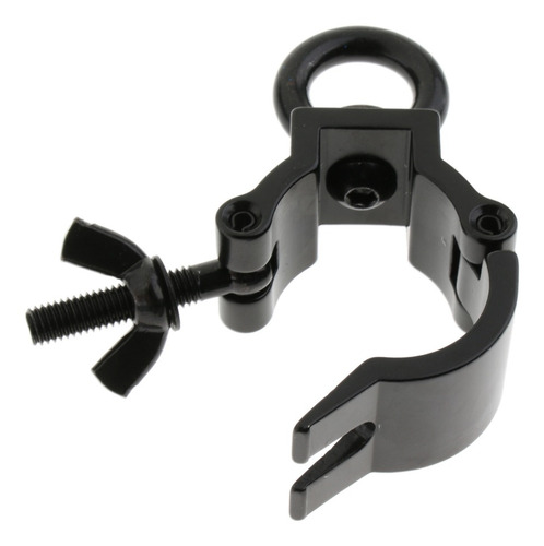 Soporte de abrazadera de gancho de aluminio 75 kg de carga para luz de Soporte de abrazadera de gancho de aluminio 75 kg de carga para luz de