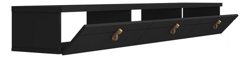 Rack Para Tv Até 65 Polegadas Suspenso Line 3 Portas Preto