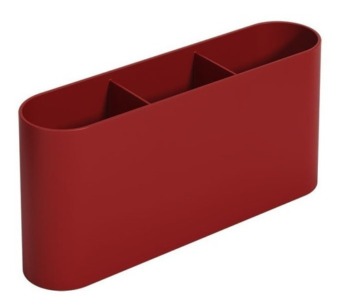 Escurre Cubiertos Plast Flat 6x23.5x10cm Rojo Bold