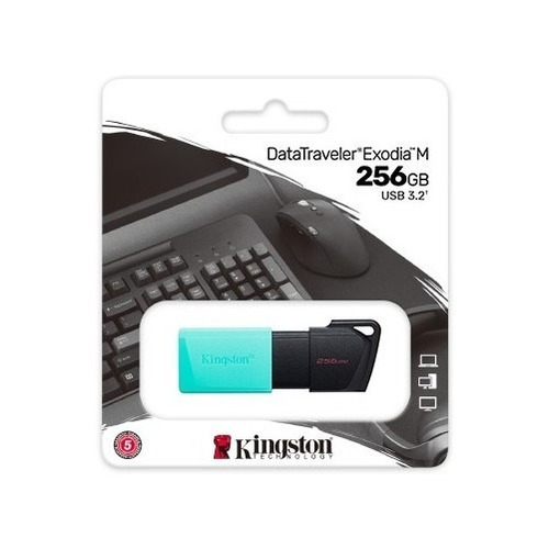 Pendrive Kingston 256gb Exodia M Usb 3.2 Gen 1