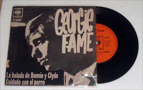 Georgie Fame La Balada De Bonnie Y Clyde Simple C/tapa Kktus