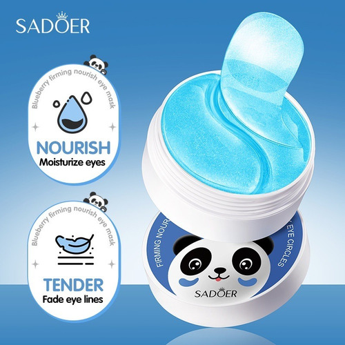 Parches Hidrogel Para Ojos Sadoer Elimina Ojeras Blueberry