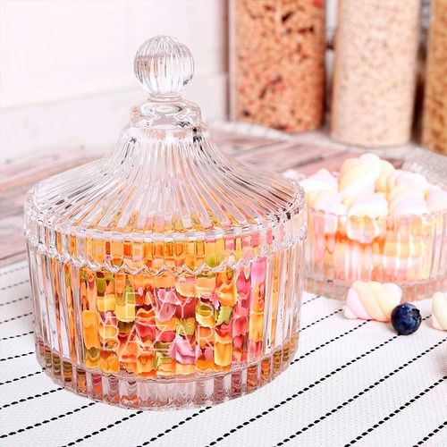 5 Carameleras Frascos Envase De Vidrio Velas Soja Apto Calor