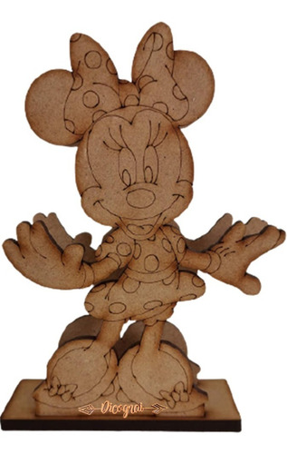 Servilletero Mickey Minnie Mouse Grabado Personalizado 20pzs