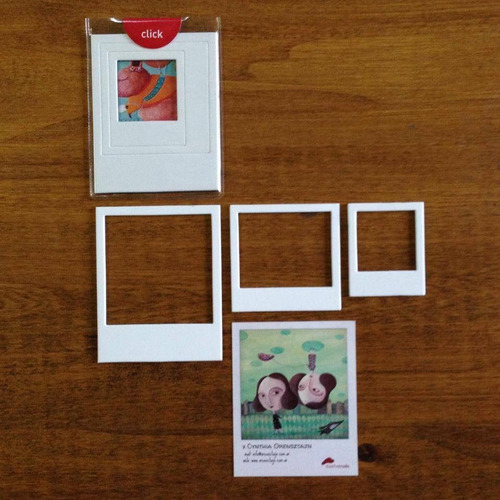 Clicks - 3 Marcos De Fotos Con Imán Tipo Polaroid
