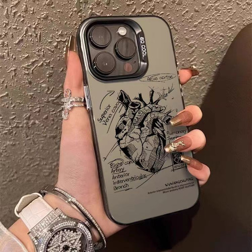 Capa Case Capinha Anti Impacto Premium P/ Iphone 13,14,15,16 Preto 16 Pro Max