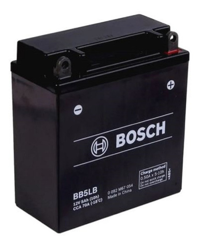 Batería Moto Gel Bosch Bb5lb/12n5-3b - 110cc Motomel E10 