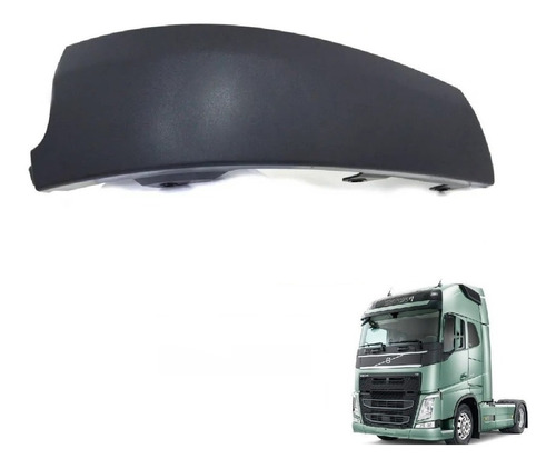 Ponteira Para-choque Plastico P/ Volvo Fh New De 2017 A 2020