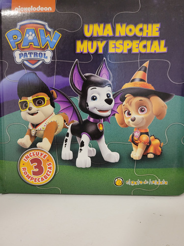 Paw Patrol Libro Rompecabezas Halloween 