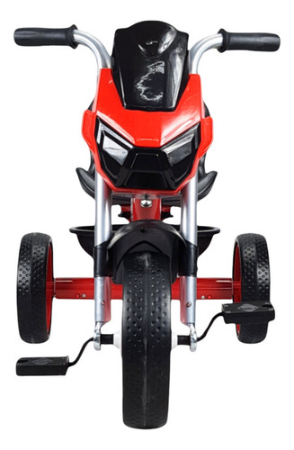 Triciclo Para Niños Diseño Mazinger Con Luz Y Sonido Color Rojo