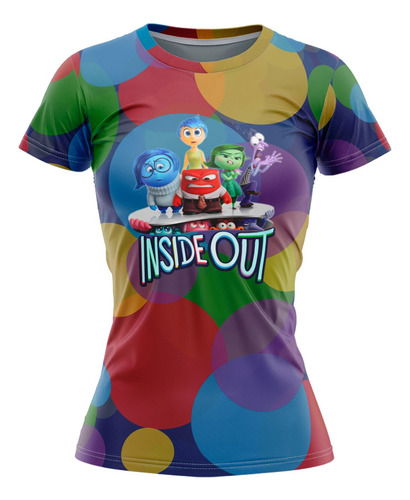 Playera Sublimada Intensamente Película Dama