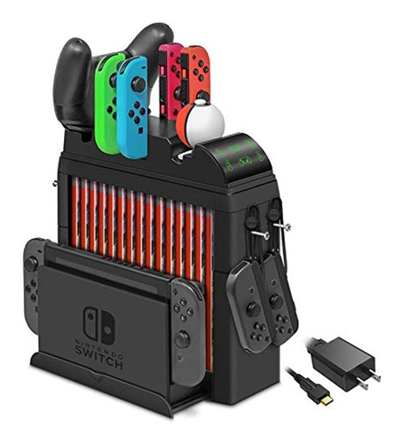 Base De Carga Para Nintendo Switch Joy-cons, Pro Controller