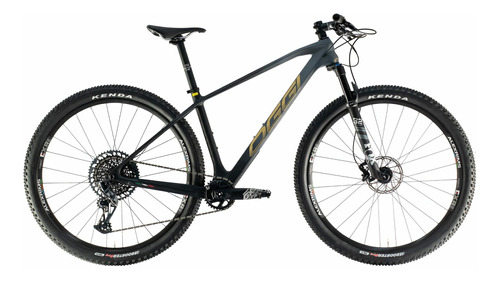 Mountain bike Oggi Agile pro GX 2021 aro 29 19" 12v freios de disco hidráulico câmbio SRAM GX Eagle cor preto/cinza