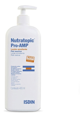 Nutratopic Pro-amp Loção Pele Reativa Isdin Pump 400ml