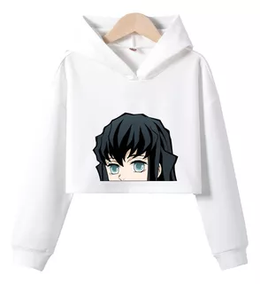 Buzo Corto Tokito Kimetsu No Yaiba Demon Slaye Anime Hoodie