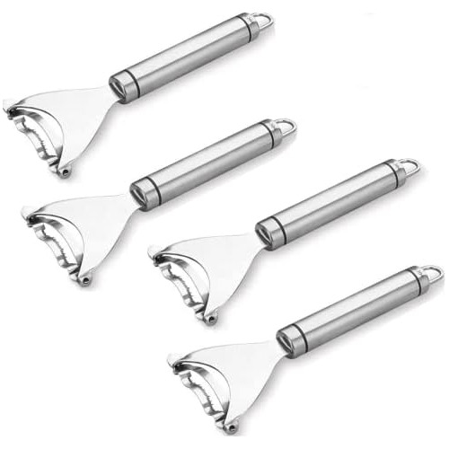 4 Pcs Pelador Mágico De Maíz De Acero Inoxidable, Des...