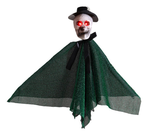Decoración Colgante Para Halloween, Espectro Sombrío Verde