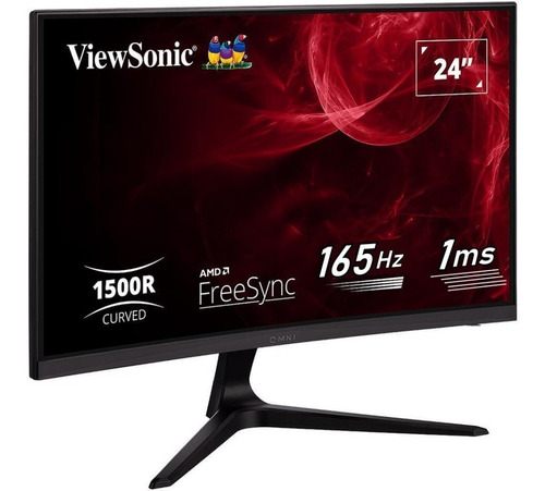 Monitor Gaming Curvo 24 Viewsonic Omni 165hz 1ms Vx2418c Ful