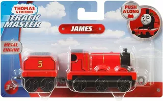 Thomas & Friends - James - Push Along - Metal - Trackmaster
