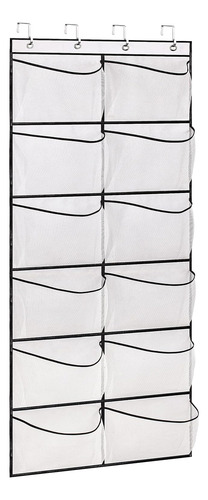 Organizador De Zapatos Kimbora Over The Door Con 12 Bolsillo