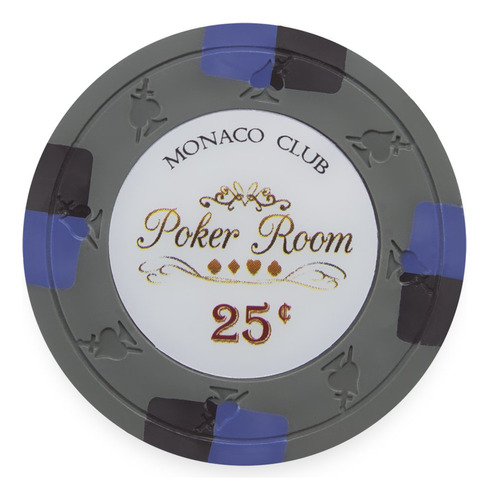 Paquete De 50 Fichas De Poker Monaco Club, Ligeras, 13.5 Gra