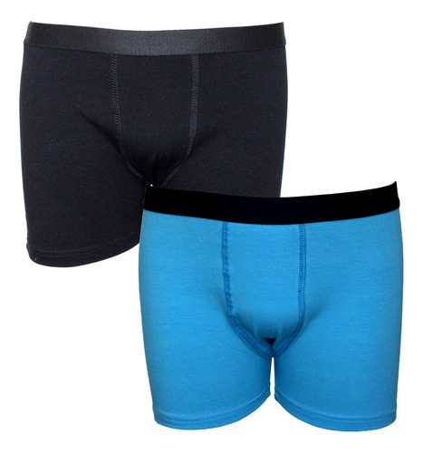 Kit 2 Cueca Plus Size Boxe Malha Premium Respirável Elastico