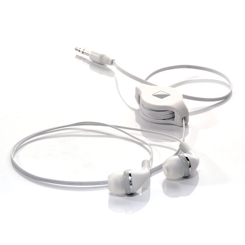 Imagen 1 de 2 de Auriculares Con Cable Retráctil Travel Blue Tb552